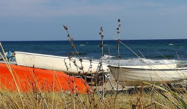 Elsegarde Strand Boote Urlaub Djursland