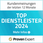 ProvenExpert Auszeichnung Top Dienstleister 2024